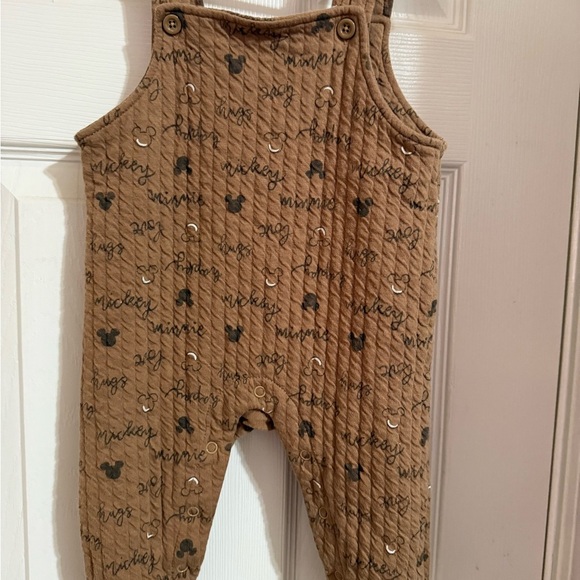 Disney Baby Mickey Mouse Quilted Overalls - Picture 3 of 7